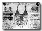 Porte de la Craffe - 15ème siècle avec élévations, mâchicoulis et plans - Archives Municipales de Nancy 3, rue Henri Bazin