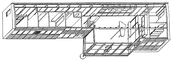 Perspective de la maison de Jean Prouvé